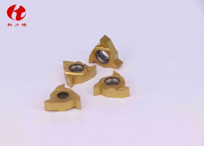PVD Coated Carbide Threading Inserts RT16.01N-G55P For Stainless Steel / Cast Iron